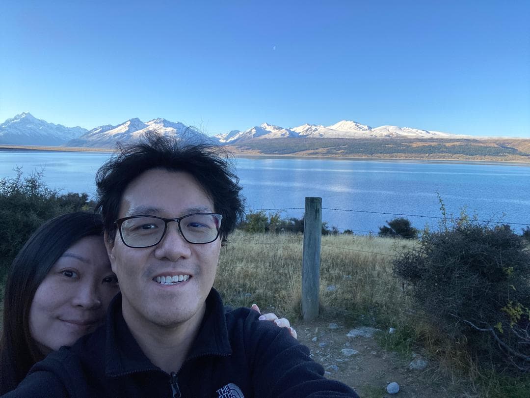 Chun and his wife travelling
