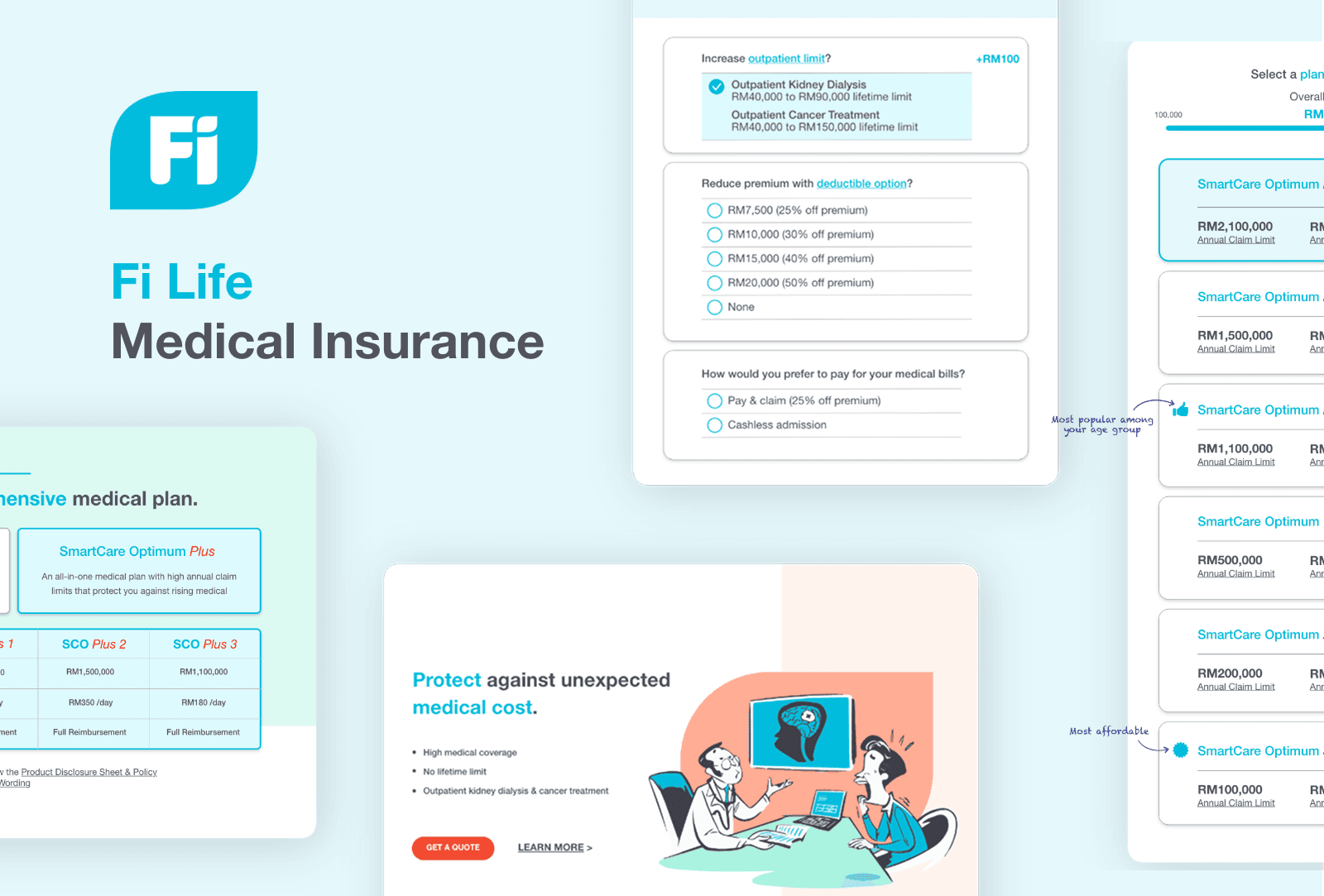 Medical Insurance Platform — Fi Life case study