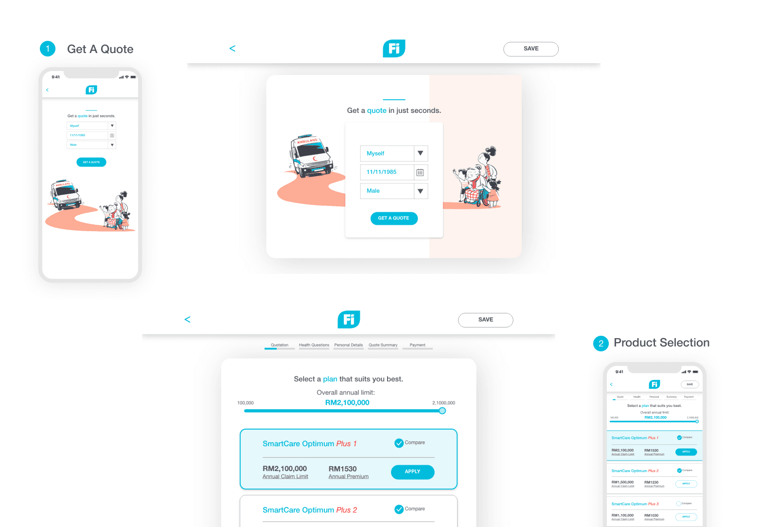 Medical Insurance Platform underwriting steps